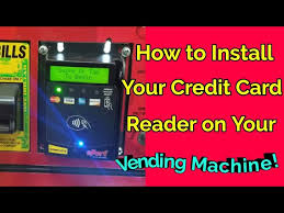 Vending machine credit card reader. How To Install Your Credit Card Reader On Your Vending Machine Youtube