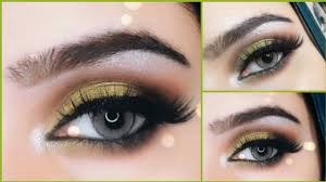 green eye makeup tutorial for mehndi