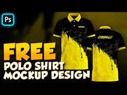 free polo shirt mockup design free