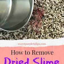 how to remove slime from carpet sweet