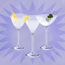 order a martini at a bar or restaurant