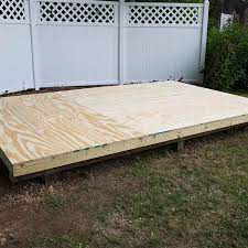 how to level and install a shed foundation