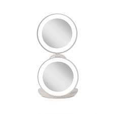 zadro 4 5 round led compact mirror 10x
