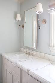 Light Gray Bathroom Vanity With Pale