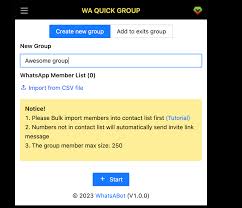 import whatsapp group members from csv file