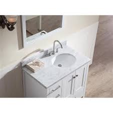 Right Offset Single Oval Sink Vanity