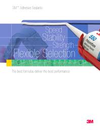 3m Adhesive Sealant Brochure 3m Manufacturing And