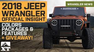 new 2018 jeep wrangler jl details