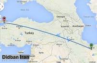 Image result for ‫هواپیمای تهران استانبول‬‎