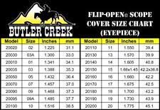 Butler Creek Flip Open Scope Cover Size 10 Eyepiece Black Mo20100