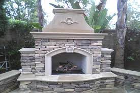 Outdoor Fireplaces Made Of Precast Gfrc