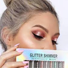 10 colors liquid glitter eyeshadow set