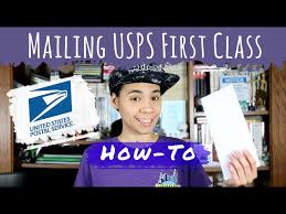 how to mail usps first cl envelopes