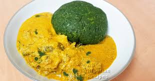 It is a great soup for those who like to try something different ground egusi seeds give this soup a unique color and flavor. Spinach Fufu And Sunflower Seeds Egusi Soup All Nigerian Recipes Blog