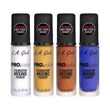 l a pro color foundation mixing pigment free