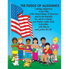 One class period of 40 minutes. The Pledge Of Allegiance Chart Walmart Com Walmart Com