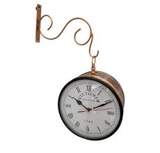 Double Sided Wall Clock Nautical