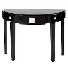 Lalique Black Lacquer Table With