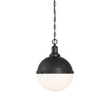 Savoy House Lilly 2 Light Globe Pendant In Matte Black