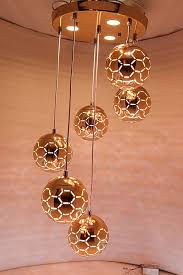 Round Led Iron Ceiling Lights For