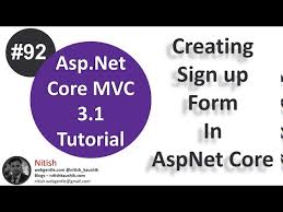 asp net core tutorial