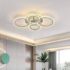 modern led ceiling l 60w 4 rings