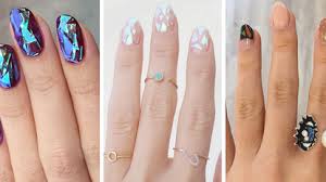 korean gl nails trend 3d nail art