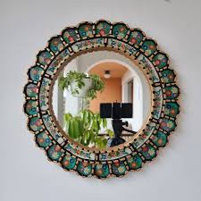 Peruvian Mirrors Mirror 40 Cm Mint