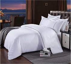 hotel standard color bedding set for
