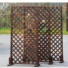 This belfast lattice fence panel kit features a unique design that securely locks pickets into place. Wood Trellis Lattice Screen Privacy Fence Overstock 33020382 3pcset 2ftx6ft