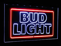 Bud Light Logo 2 Neon Like Led Sign Dual Color Products
