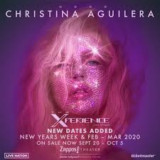 International Superstar Christina Aguilera Announces Ten