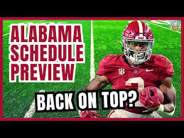 2023 alabama football schedule preview