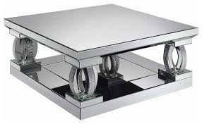 Contemporary Mirrored Coffee Table