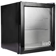 iceq 49 litre drinks glass door fridge