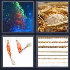 4 pics 1 word é um jogo com uma abordagem muito simples: 4 Fotos 1 Palabra Cereales Musculos Cuerdas Filamentos Respuesta