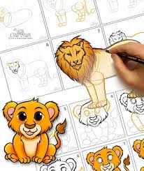 how to draw a lion face archives