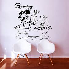 Dog Wall Decals Grooming Salon Decal