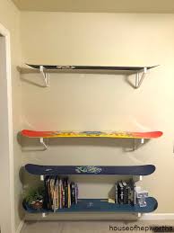 Diy Snowboard Shelves An Easy Tutorial