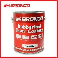 bronco rubberized floor coating 1l 4l