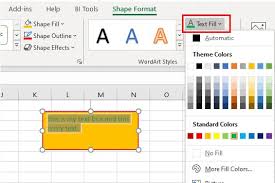 text box in excel google sheets