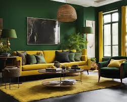 carpet colors for your dark green walls