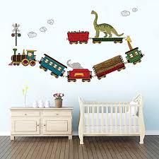 decalmile animal train wall decals