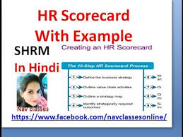 Hr Scorecard With Examples Shrm In Hindi Class 7