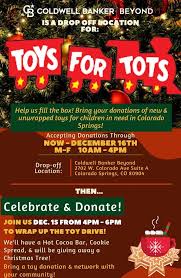 toys for tots toy drive at coldwell