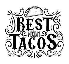 Only 1 available and it's in 2 people's carts. Best Tacos Hand Drawn Illustration With Flourish Elements Modern Lettering Quote Isolated On White Background Stock Vector Illustration Of Packaging Lunch 104181274