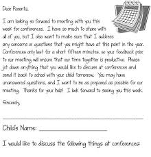Parent Teacher Conference Letter How To Make The Most Of Parent