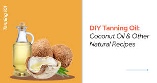 diy tanning oil coconut oil and other