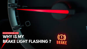 brake light flashing on dashboard why