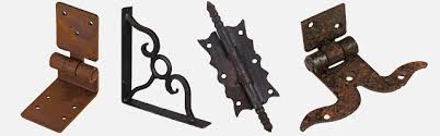 Rustic Wrought Iron Hinges Straps